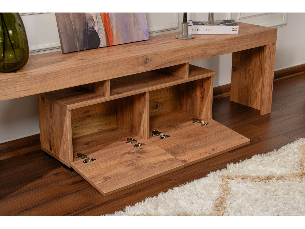 Enclave" wooden TV stand - 180 x 31 x...