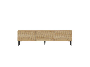Felix" wooden TV unit 160 x 31.4 x 44.1 cm - Sapphire oak