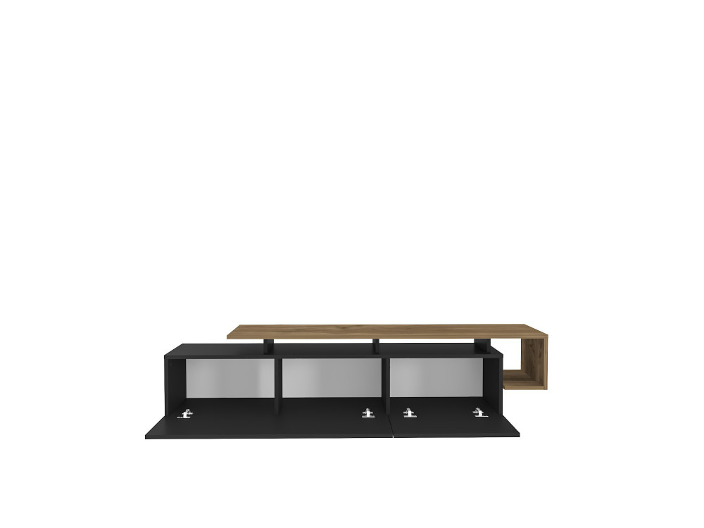 Basak" wooden TV stand - 180 x 40 x...