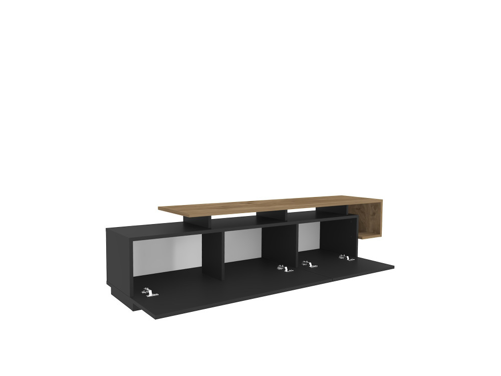 Basak" wooden TV stand - 180 x 40 x...