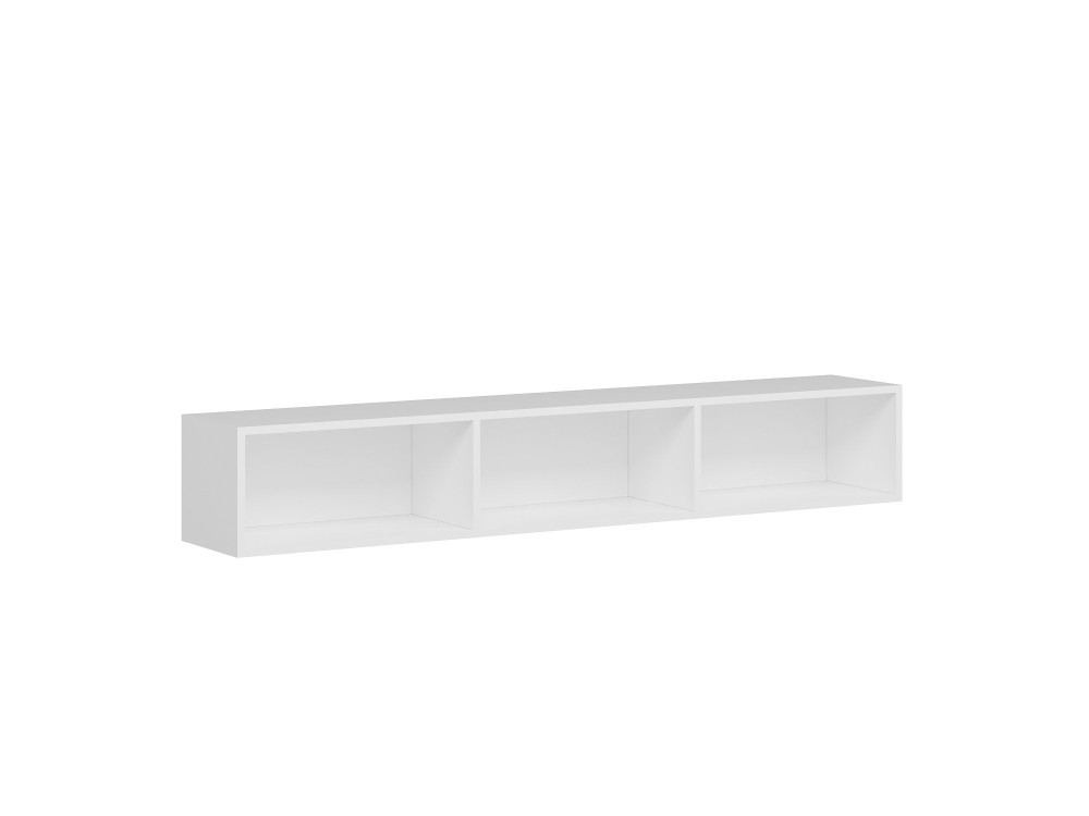 Rigel" wooden wall-hung TV stand -...