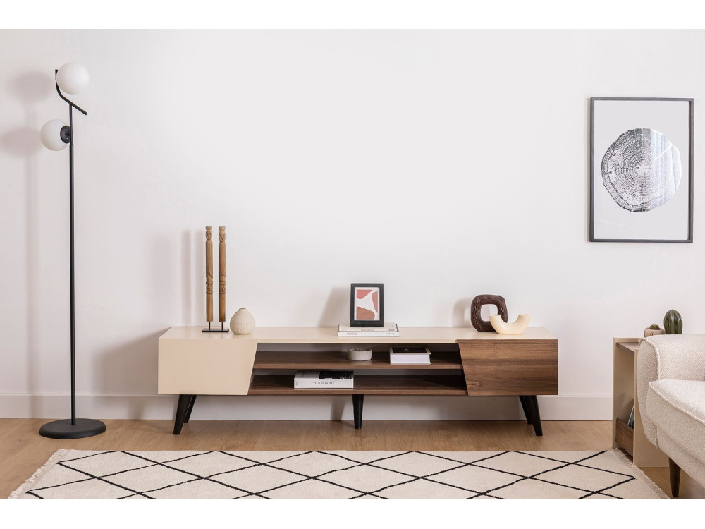 Clark" wooden TV stand - 180 x 37 x...