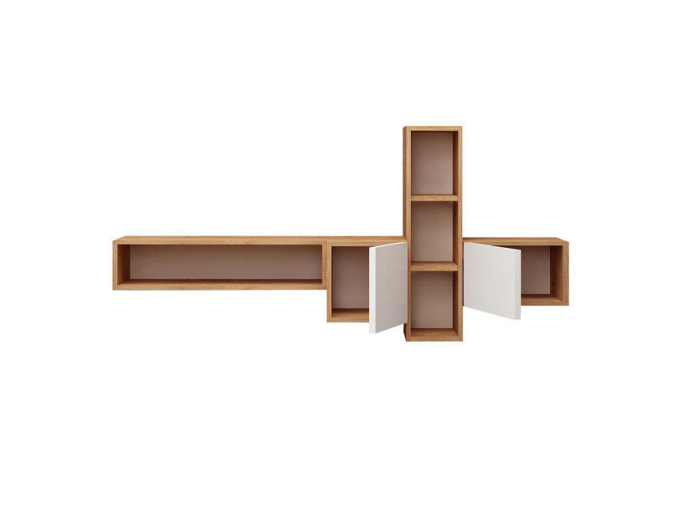 Kumkuat" wooden TV stand - 160 x 35 x...