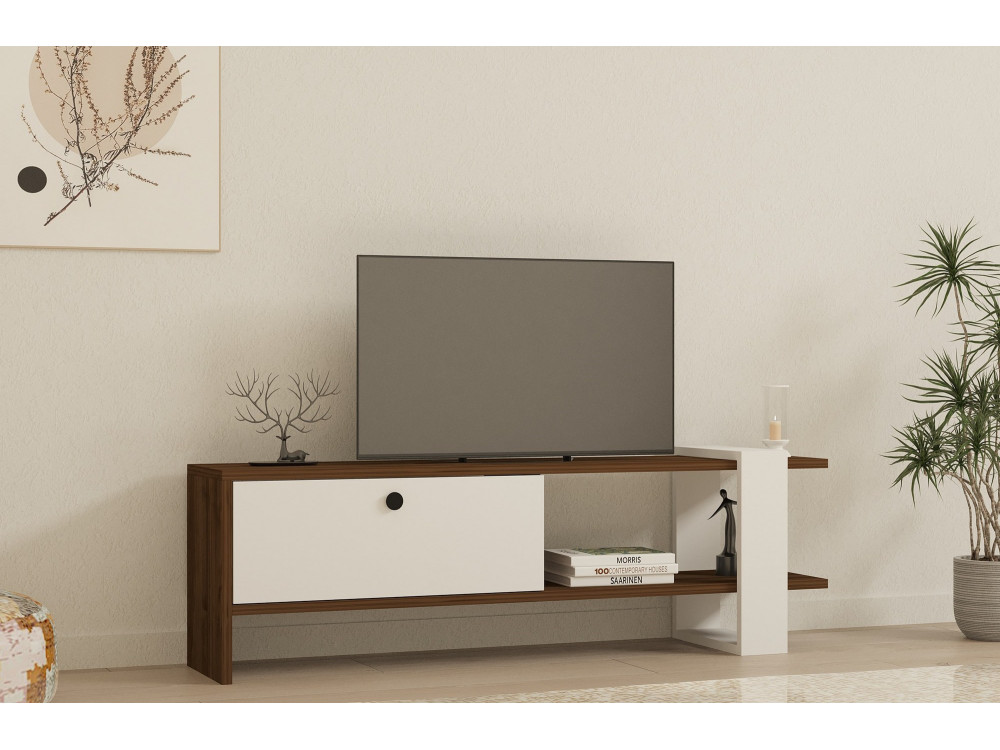 Gaye" wooden TV stand - 120 x 25 x 36...