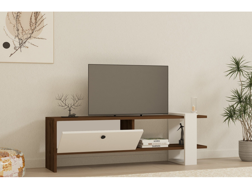 Gaye" wooden TV stand - 120 x 25 x 36...
