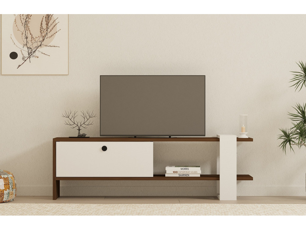 Gaye" wooden TV stand - 120 x 25 x 36...