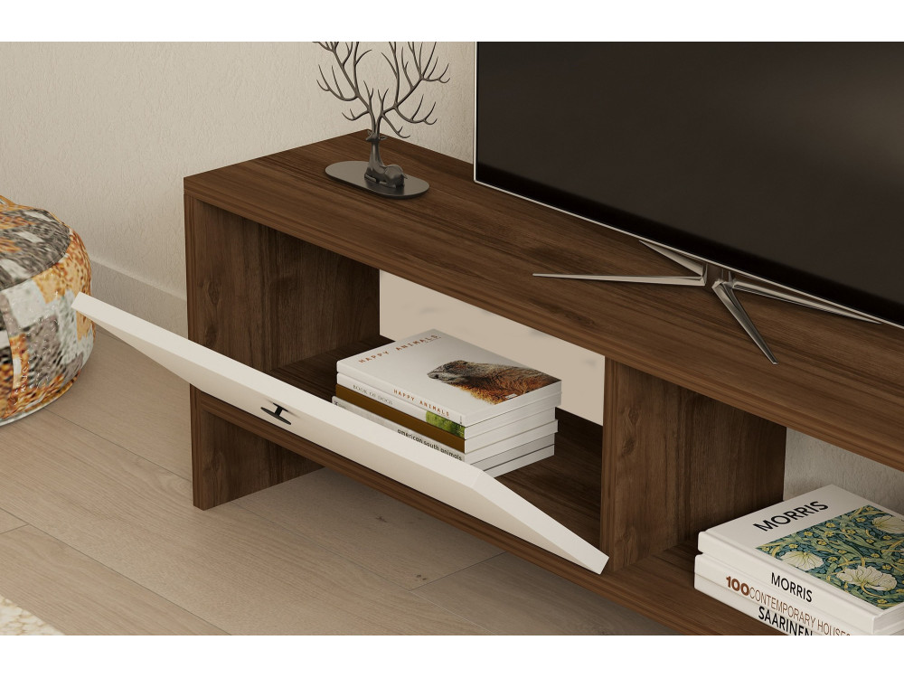 Gaye" wooden TV stand - 120 x 25 x 36...