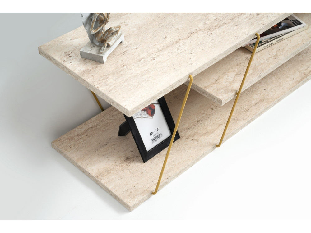 Canaz" wooden TV stand - 120 x 30 x...