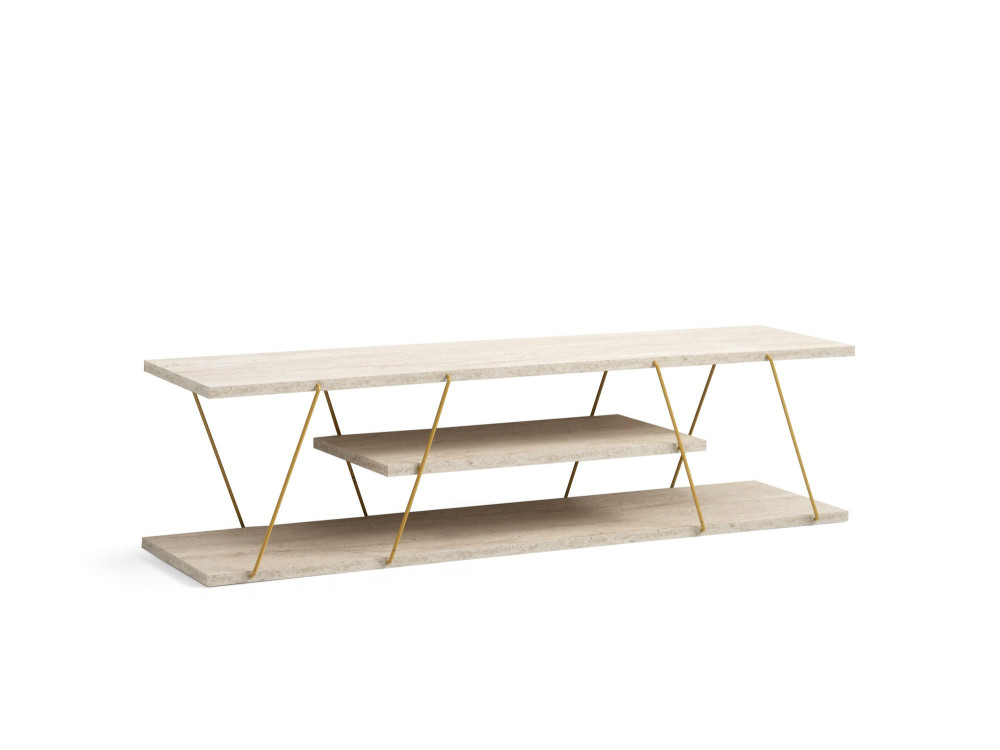Canaz" wooden TV stand - 120 x 30 x...