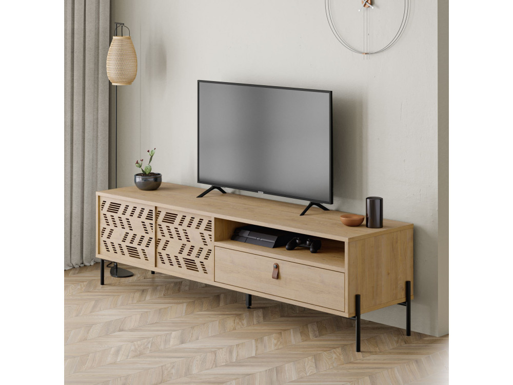 Dionysos" wooden TV stand - 170 x 45...