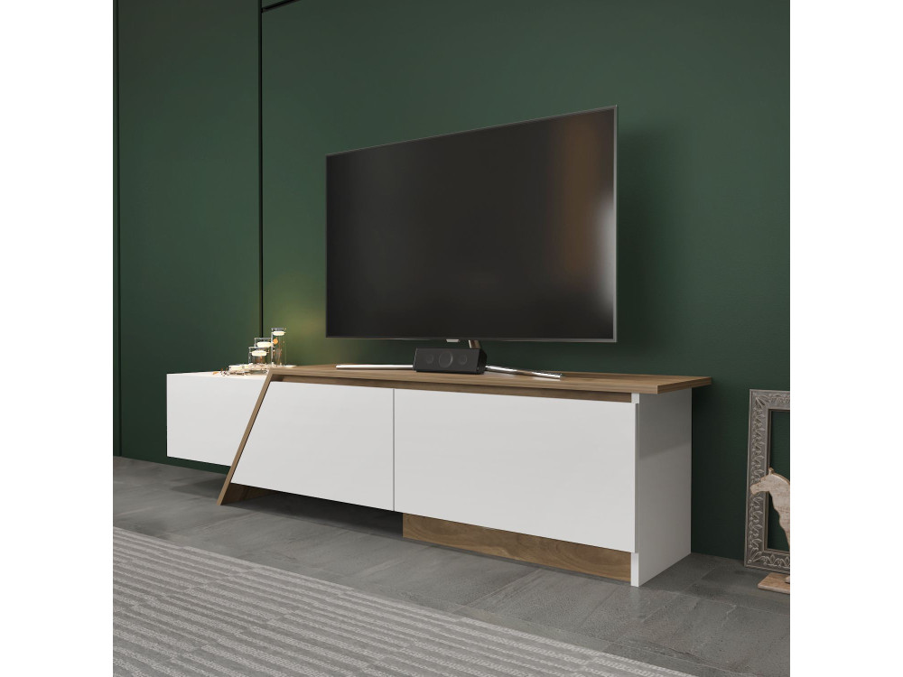 Zonas" wooden TV stand - 180 x 35 x...