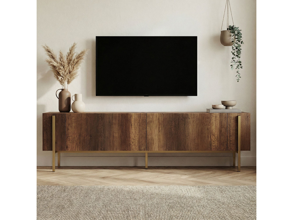 Parametre 2 180 x 30 x 45 cm Parametre 1 Noyer Baroque Or