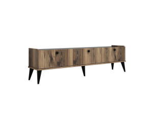 Lidya" wooden TV stand - 180 x 35 x 49 cm - Brown
