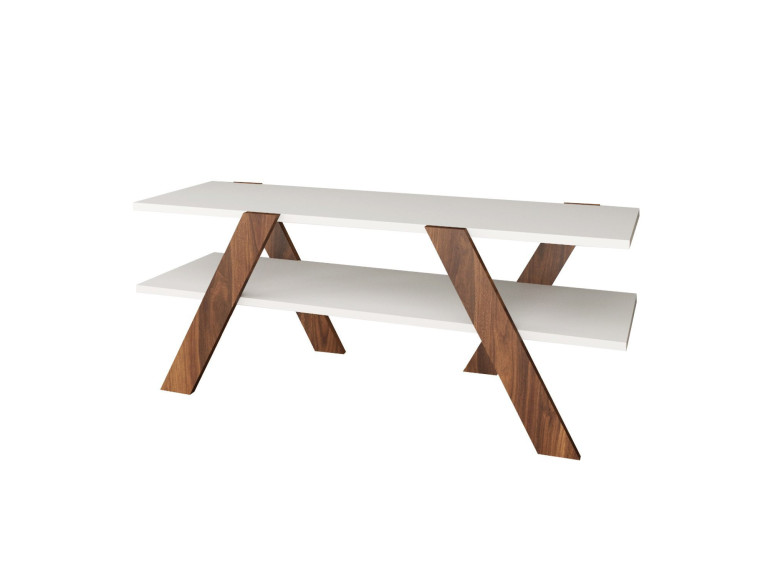 Basic" wooden TV stand - 120 x 33 x...