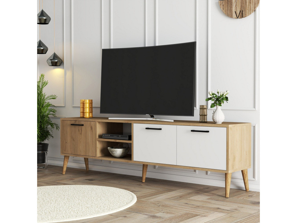 Exxen" wooden TV stand - 180 x 35 x...