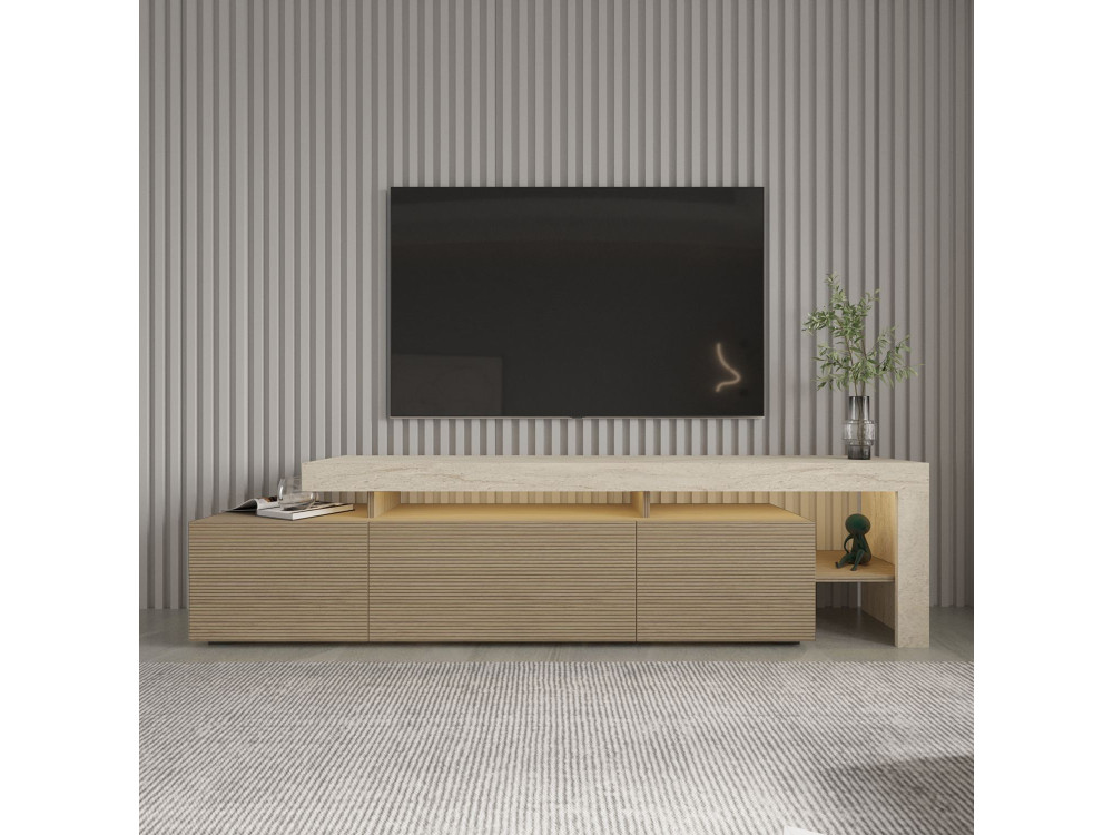 Parametre 1 Travertin Parametre 2 192 x 37 x 53 cm