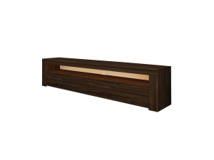 Bati" wooden TV stand - 150 x 36 x 46 cm - Brown