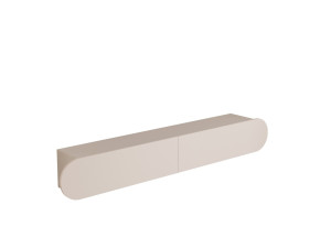 LUM1" wooden TV stand - 180 x 31 x 29 cm - Cream