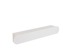 LUM1" wooden TV stand - 180 x 31 x 29 cm - White