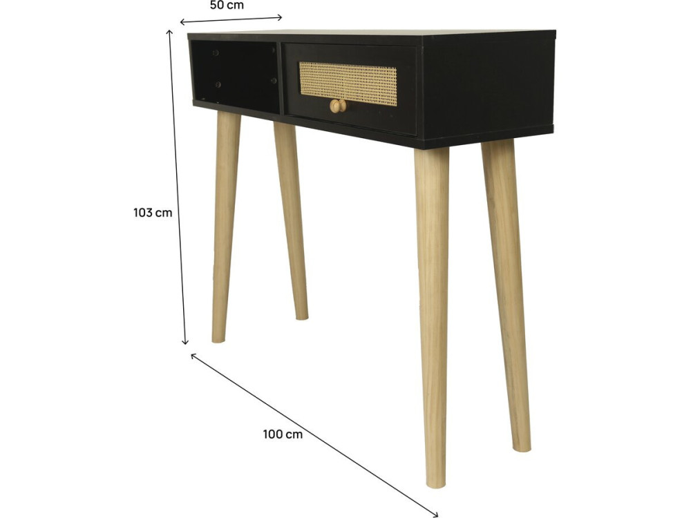 Marine cane console - 100 x 29 x 81...
