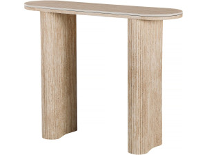 Travertine console table in...