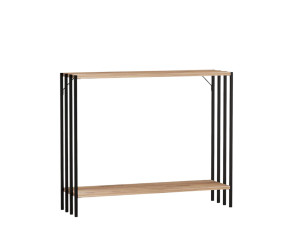 Verona" wooden console - 90 x 26 x 74 cm - Atlantic black pine