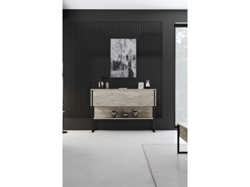 Parametre 1 Travertine, Noir
