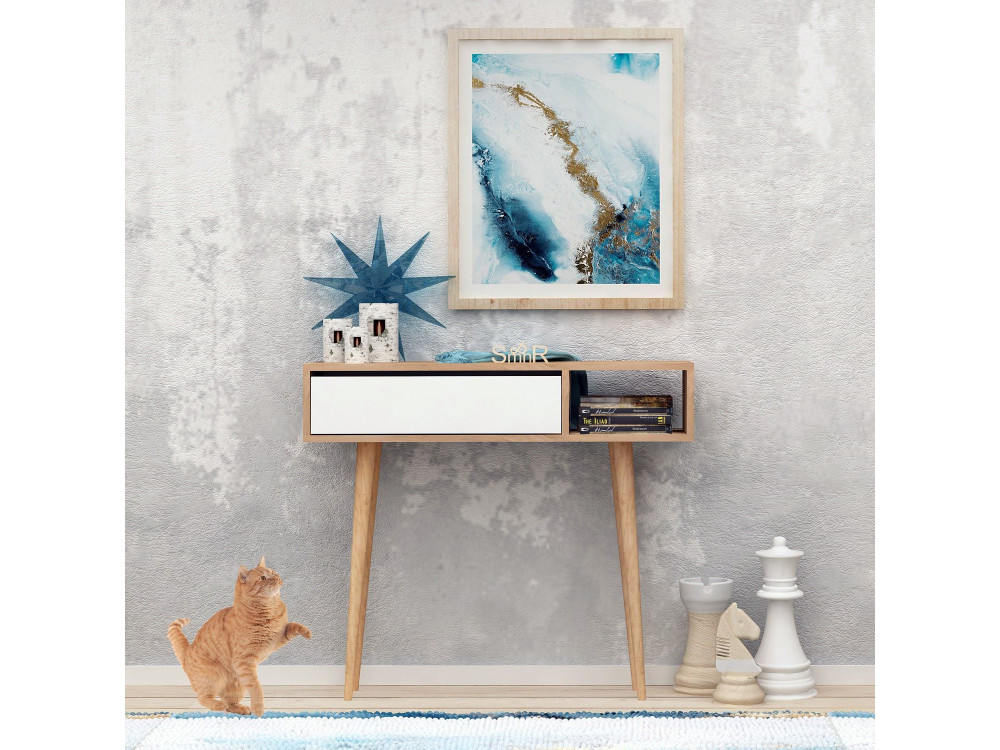 Oseyo" wooden console - 100 x 30 x 94...