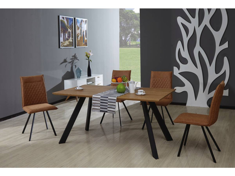 Dining table "Manhattan" Oak / Black...