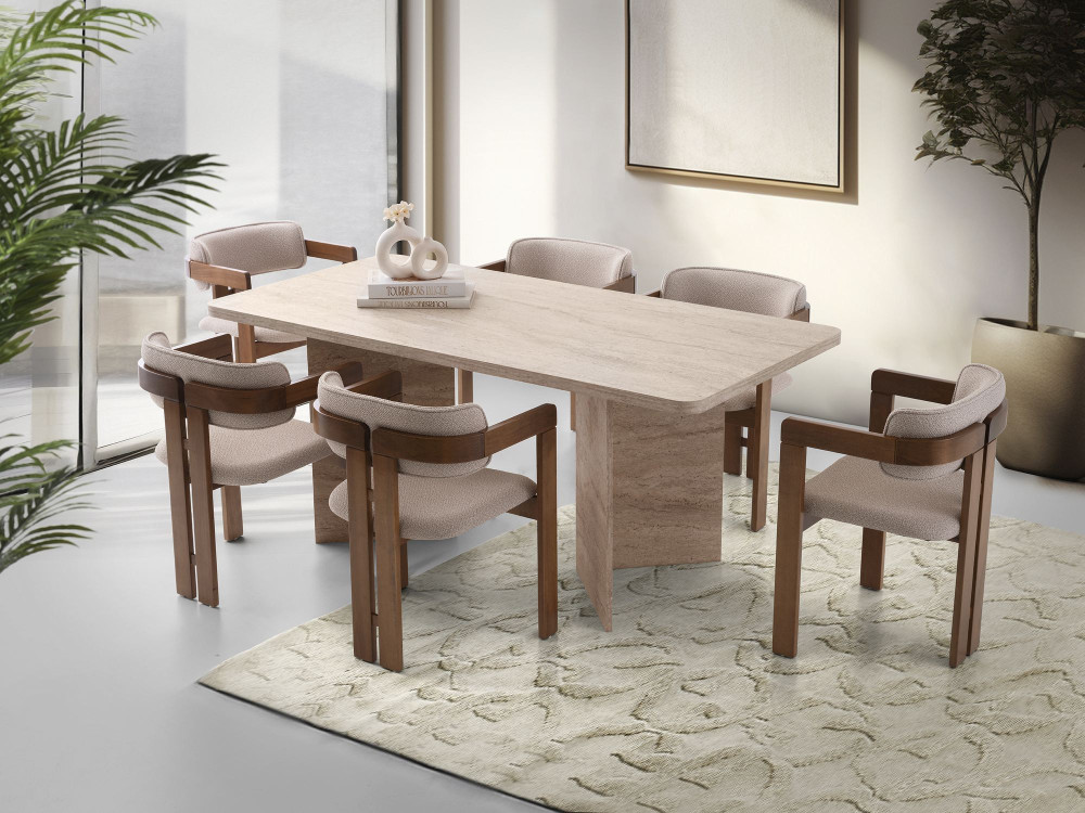 Lizzard" wooden dining table 180 x 90...