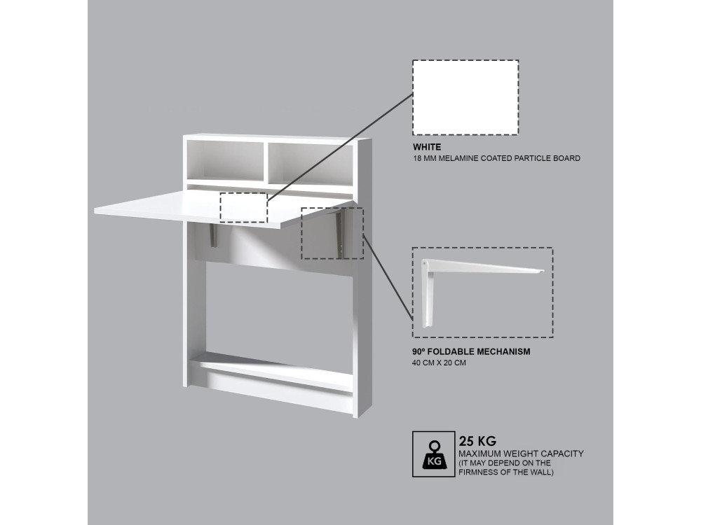 Bracked" folding wooden dining table...