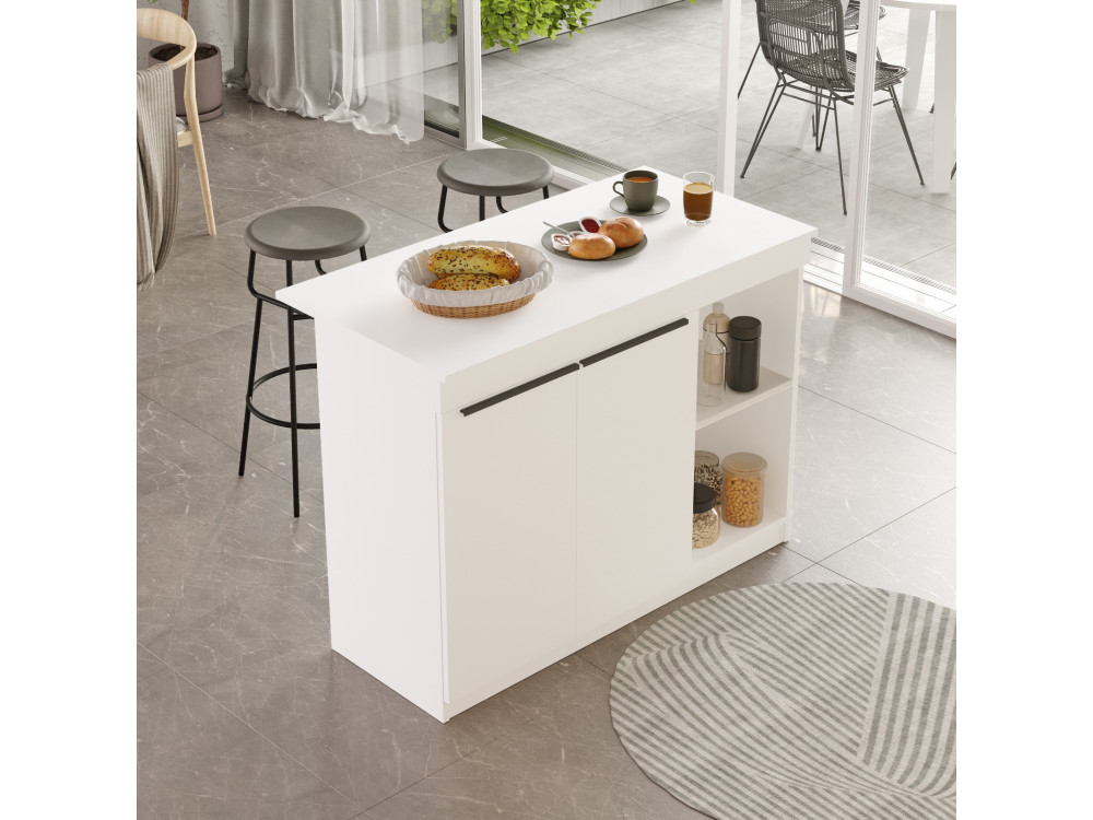 Orlando" wooden kitchen table - 120 x...