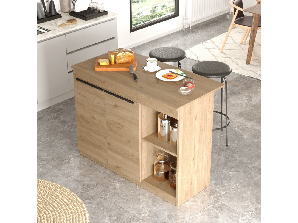 Siven" wooden kitchen table - 120 x...