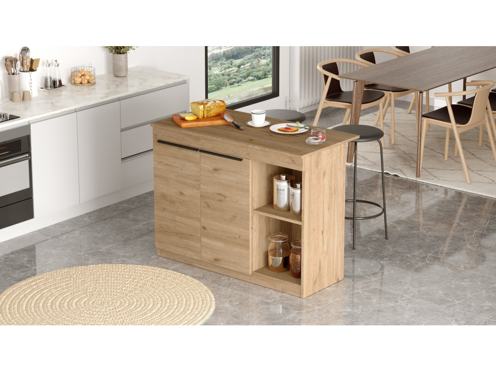 Siven" wooden kitchen table - 120 x...