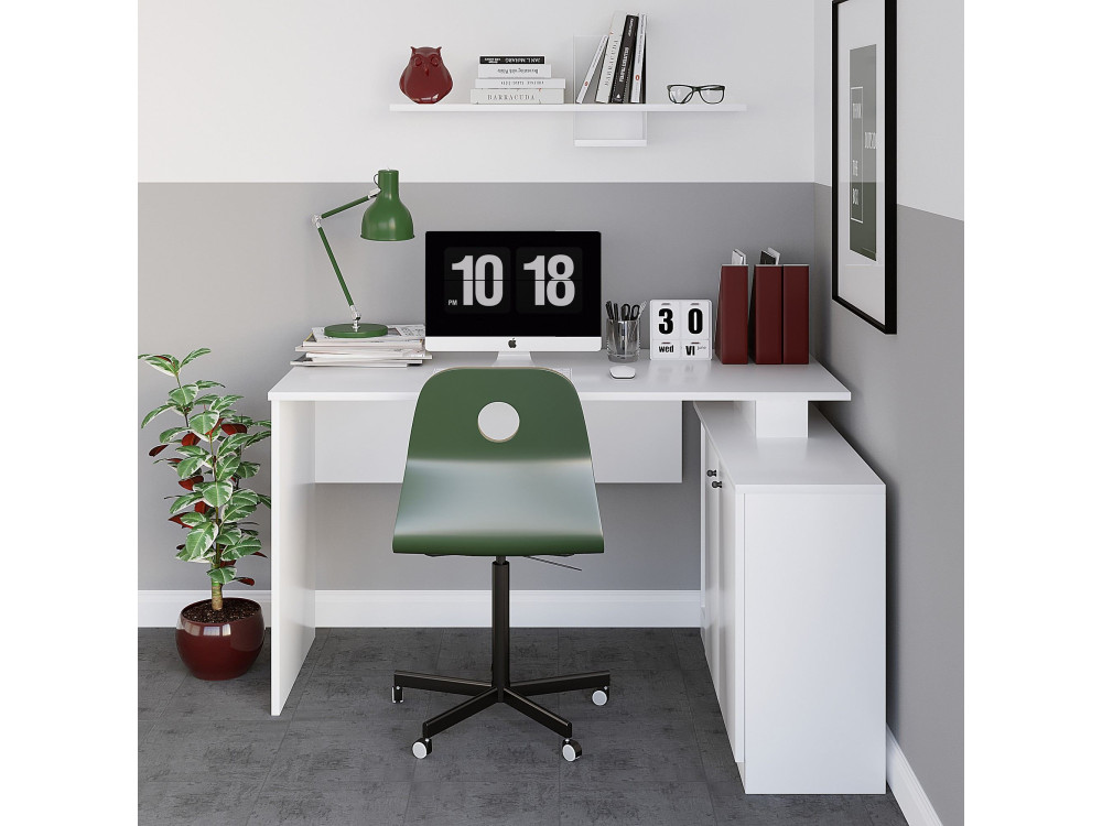 Basak" wooden desk - 130 x 60 x 74 cm...
