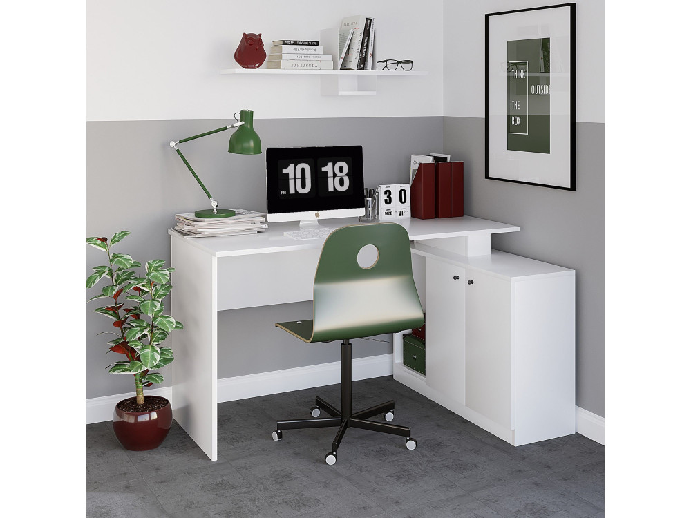 Basak" wooden desk - 130 x 60 x 74 cm...