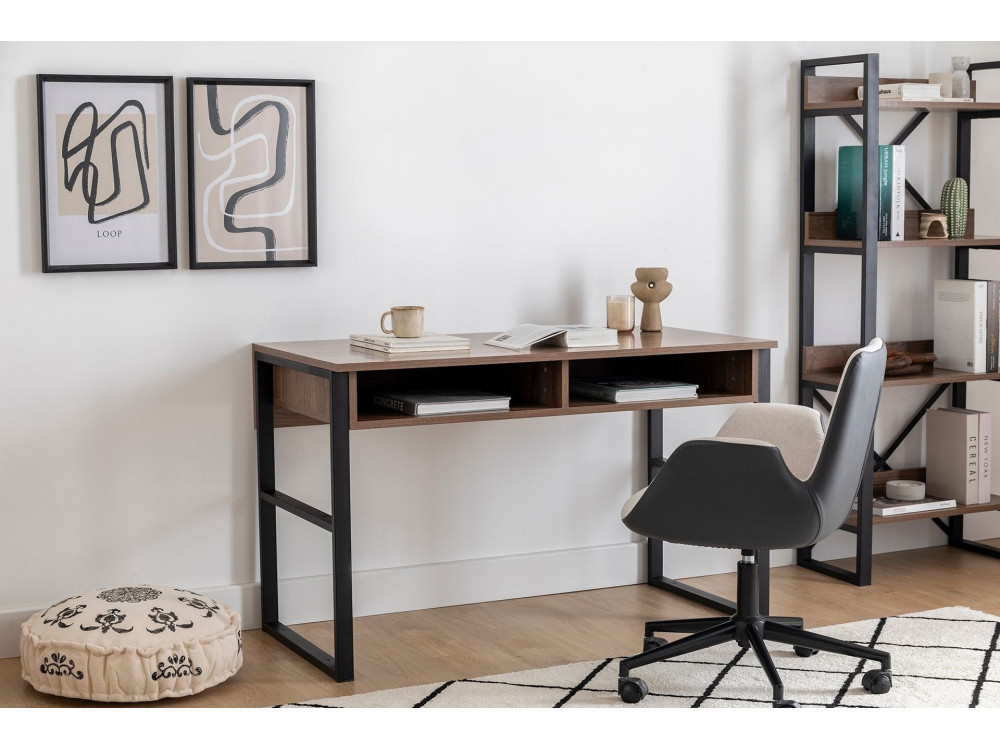 Nove" wooden desk - 120 x 60 x 75 cm...