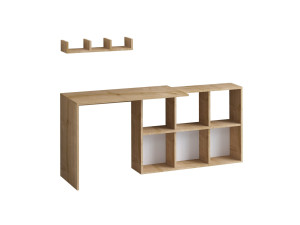 Blake" wooden desk 74 x 45 x 145 cm - Oak