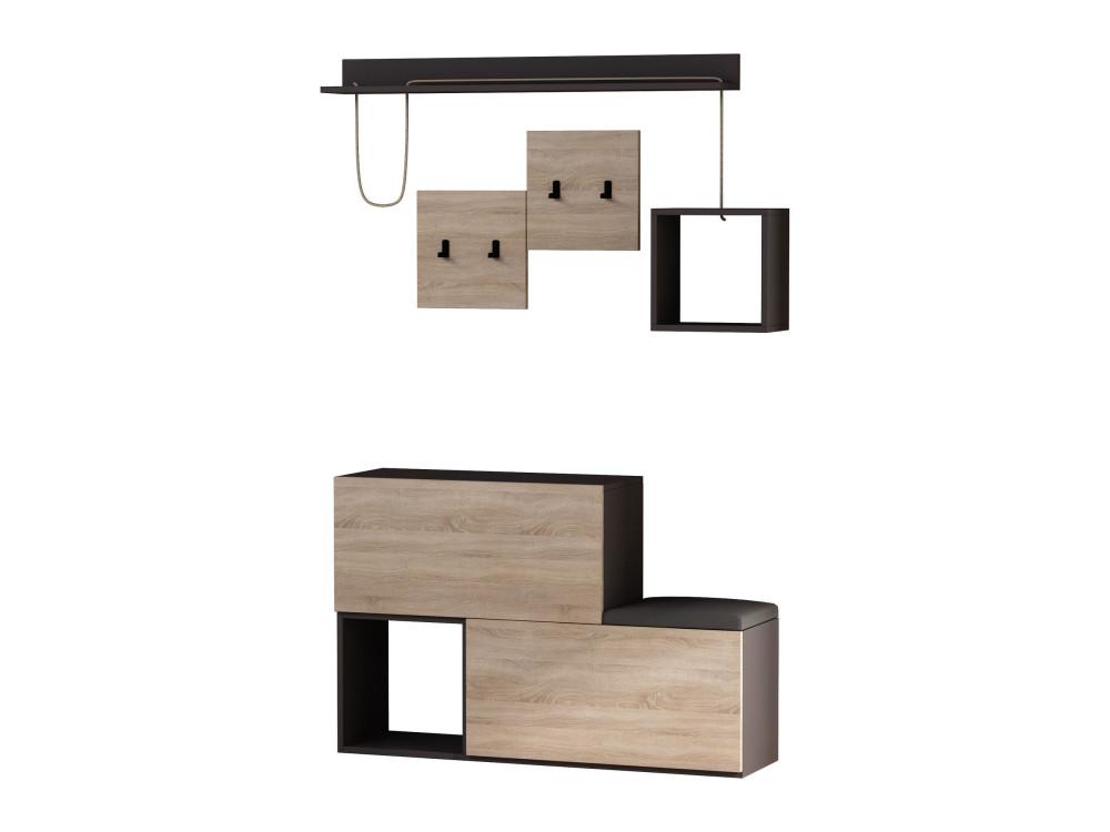 Holdon" wooden hall cabinet - 120 x...