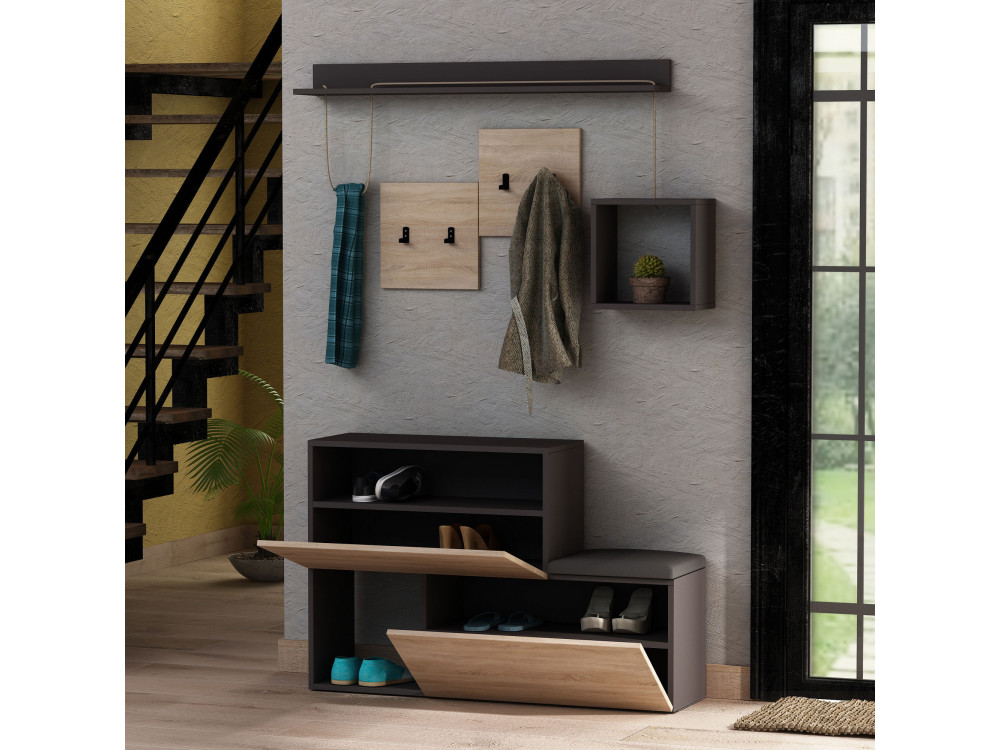 Holdon" wooden hall cabinet - 120 x...