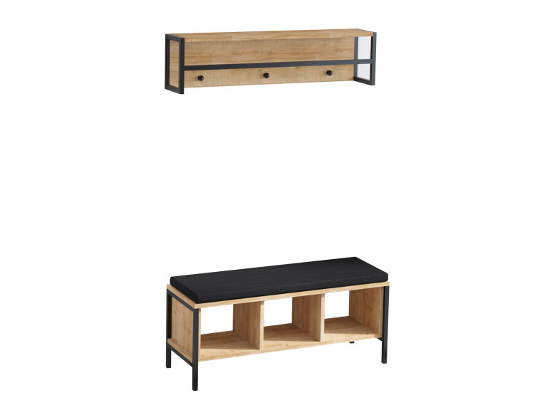 Shana" entrance unit with wooden seat...