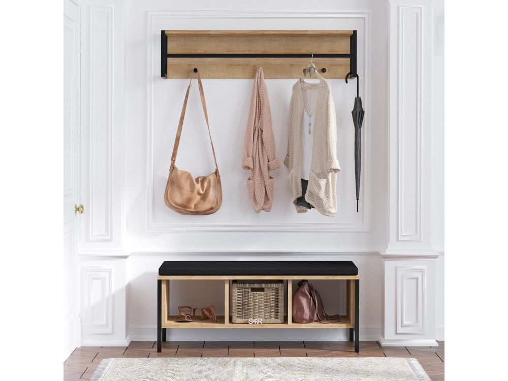 Shana" entrance unit with wooden seat...
