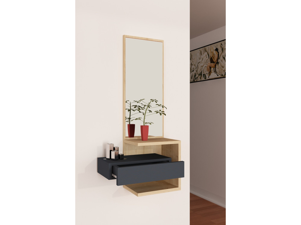 Stella" wooden hall cabinet - 49 x 31...
