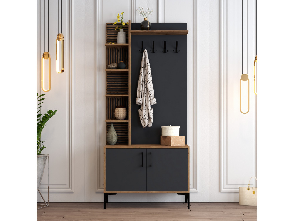 Viyana D" wooden hallway unit - 90 x...
