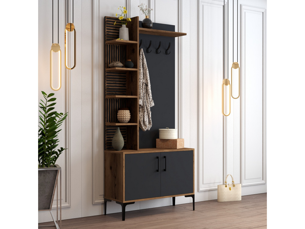 Viyana D" wooden hallway unit - 90 x...