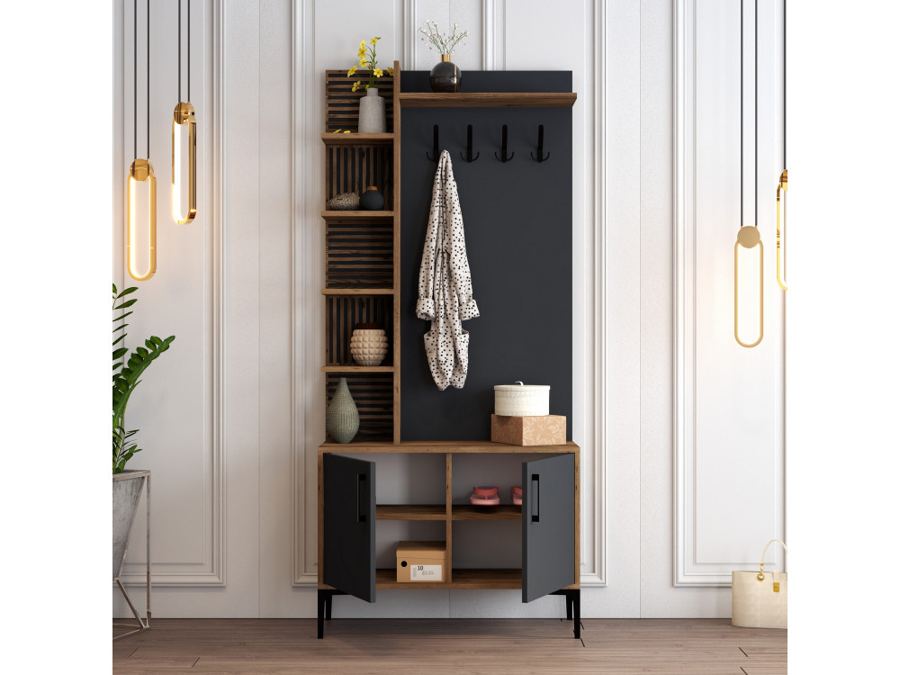 Viyana D" wooden hallway unit - 90 x...