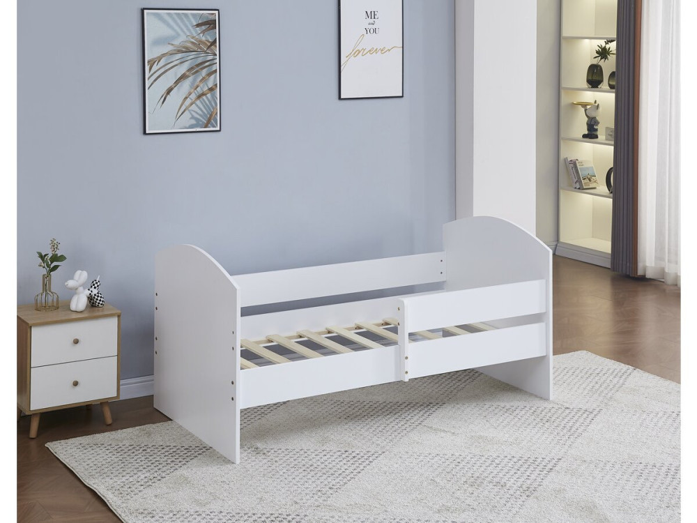 Children's bed with barrier...
