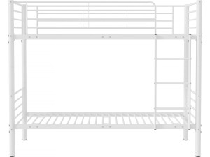 Bunk bed "ADAM" - 90 x 190 cm - Metal - White
