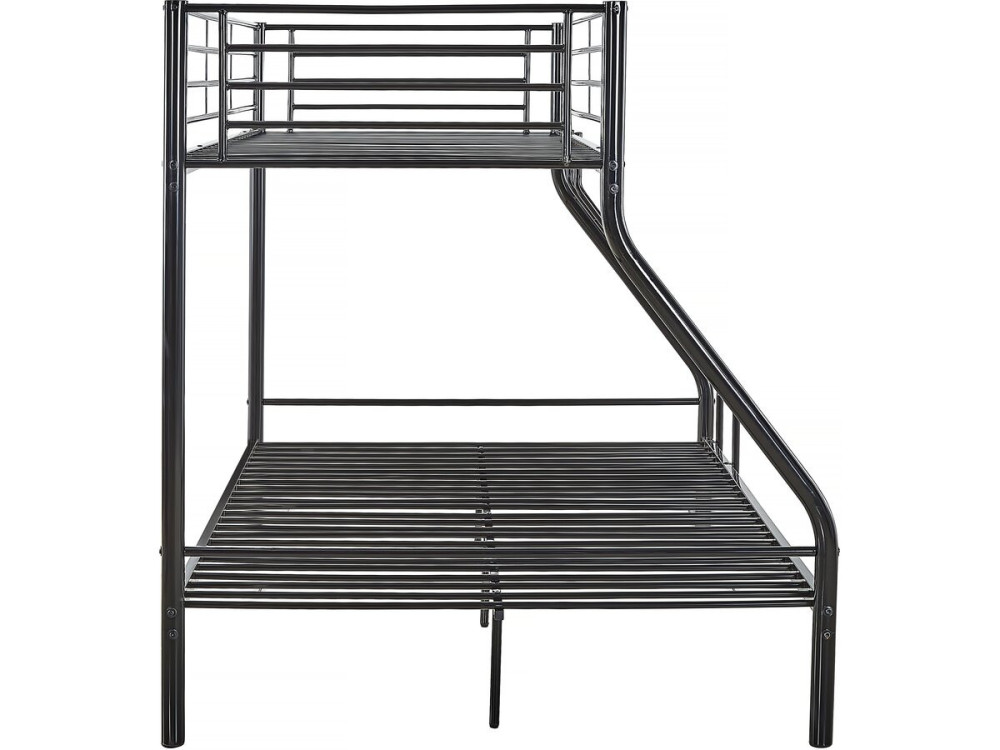 Bunk bed "LEO" - Black - Metal
