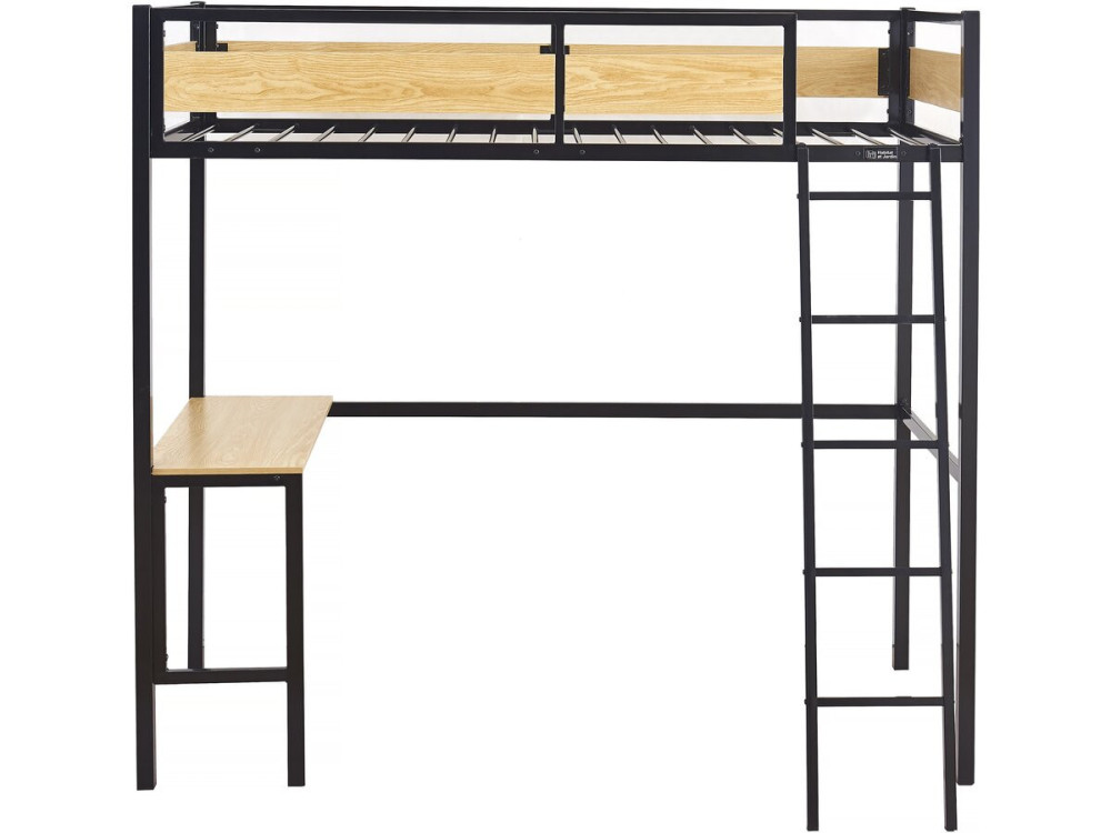 Ethan" loft bed with desk - 90 x 190...